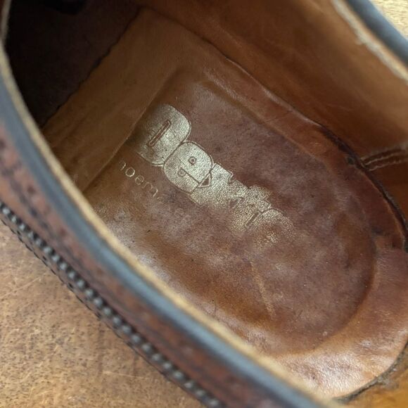 Vintage DEXTER punched heavy wingtip oxfords 10 C main image 9